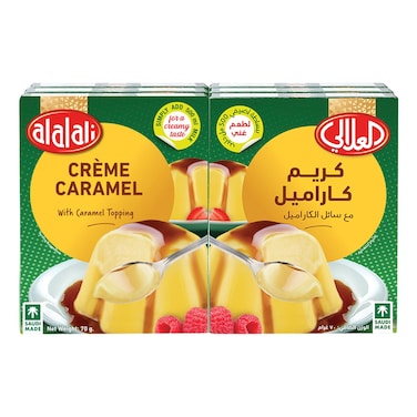 Al Alali Cream Caramel, 70g Pack of 6
