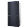 Haier French Door Refrigerator HRF-525MB, Gemstone Black, 433 L, 4&nbsp;Doors