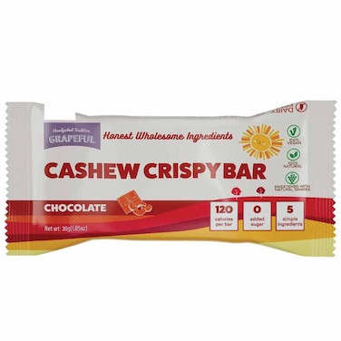 Grapeful Vegan Cashew Crispy Bar Chocolate, 30g