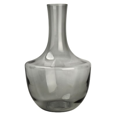 Glass Vase Grey 25x14.5cm