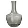 مزهرية زجاجية رمادية 25×14.5 سم