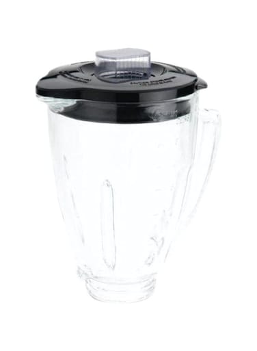 Oster Blender 6-Cup Glass Jar, Lid, Black and clear