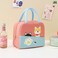 Mobcos Cat Lag Light Pink Large Capacity Insulated Lunch Bag   Waterproof &amp; Stain-Resistant Meal Tote with Advanced Temperature Retention   Durable Polyester Lunch Bag for Office &amp; School