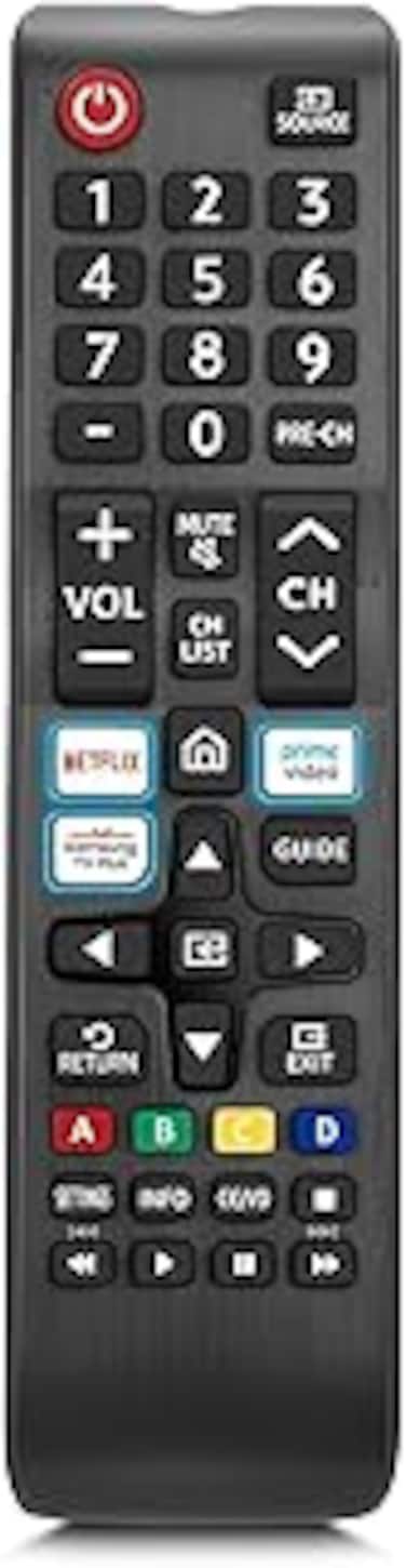 Replacement Universal Remote Control for Samsung Smart TV, Replacement Remote for All Samsung Smart LCD LED Curved Frame Solar HDTV 3D TVs