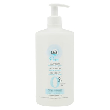 Carrefour Soft Pure Shower Gel Sensitive 750ml