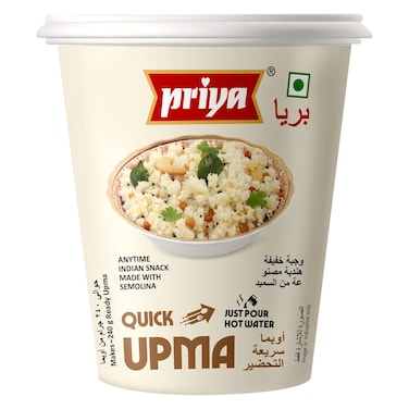 Priya Quick Upma Instant Cup, 80g