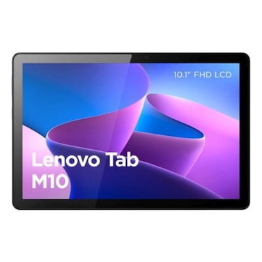 Lenovo Tab M10 Gen 3 Tablet 328FUGR, 64GB, Storm Grey, 4 GB RAM, 10.1-inch, 8 MP Camera, Multi-Touch Window Display, Wi-Fi Only with Bumper Case, Blue