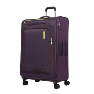 American Tourister Duncan Spinner 2 Wheel Luggage Trolley Purple 55cm
