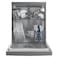 Hitachi Dishwasher Freestanding, 14 Place Setting, 6 Programs, Inox, HDF-F146VS