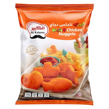 Al Kabeer Krazee Chicken Nuggets, 750g