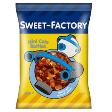 سويت فاكتوري ميني كولا حلوى  160 غرام
