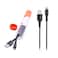 Porodo Metal Braided Type-C Cable 1.2m with Tube Packaging, Durable and Flexible for Fast Charging &amp; Data Sync, 5000+ Bend Lifespan, Reliable and High-Quality Performance - Black
