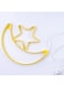 HilalFul Decorative Moon Star LED Light - Medium   Living Room, Bedroom, Indoor, Outdoor   Waterproof Light D&eacute;cor   Home Decoration in Ramadan, Eid   Islamic Gift   Warm White Light   1.5m Cable