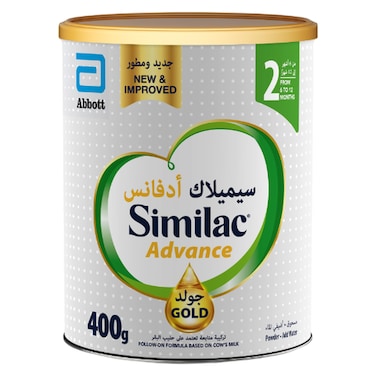 Similac Advance Gold Follow-on Formula Milk Powder, Stage 2, from 6 to 12 Months, 400g