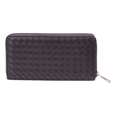 La Collections TU Long Wallet for Men Dark Brown