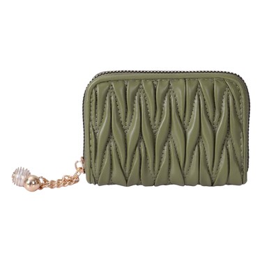 La Collections TU Small Wallet for Women Dark Green