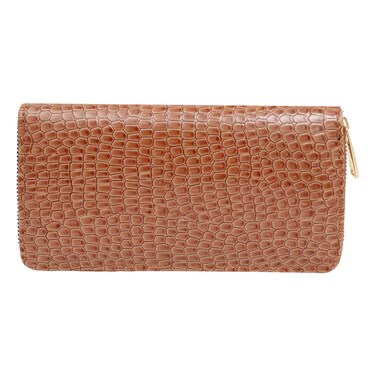 La Collections TU Long Wallet for Women Brown