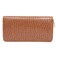 La Collections TU Long Wallet for Women Brown