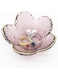 SVNXI Flower Ring Dish Jewelry Tray, Glass Jewelry Dish Tray, Aesthetic Room Decor Small Trinket Dish, Nightstand Jewlery Ring Holder Dish, Bathroom Jewelry Plate Bowl for Rings Earrings (Purple)