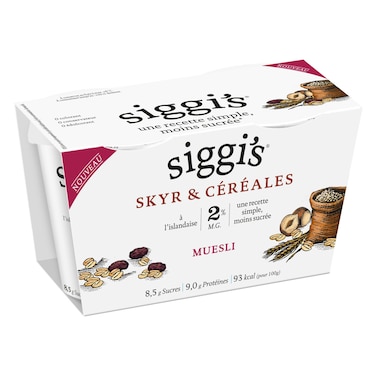 Siggi&rsquo;s Skyr Museli, 140g Pack of 2