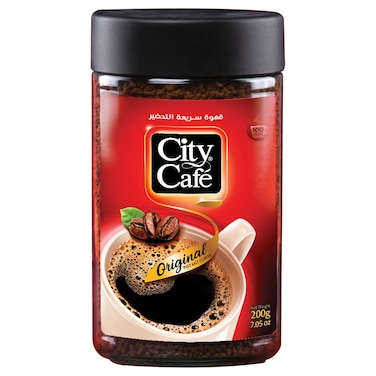 سيتي كافيه قهوة سريعة التحضير الأصلية، 200 غرام