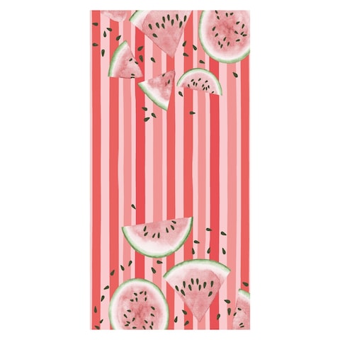 La Collection 250 GSM Polyester Digital Print Beach Towel Watermelon 70x140cm