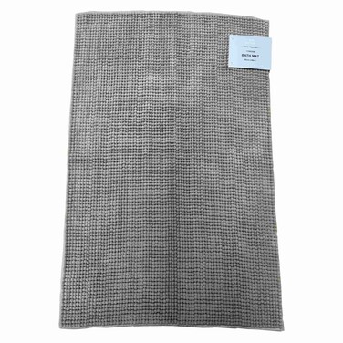 La Collection 1150 GSM Polyester Anti-slip Chenille Bath Mat 24000060 Beige 60x90cm