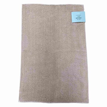 La Collection 1150 GSM Polyester Anti-slip Chenille Bath Mat 24000060 Pink 60x90cm