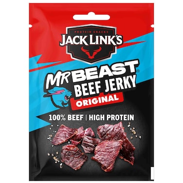 Jack Link&rsquo;s MrBeast Original Beef Jerky Multipack, 60g
