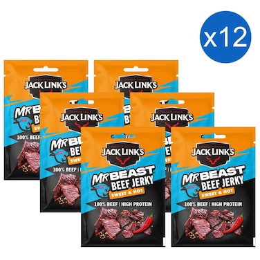 Jack Link&rsquo;s Sweet and Hot Beef Jerky, 60g