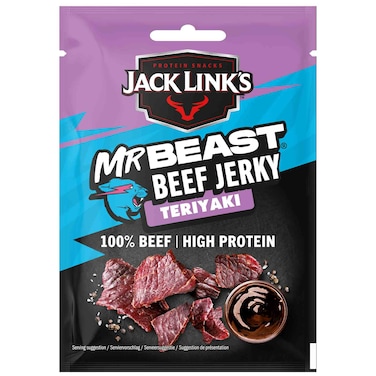 Jack Link&rsquo;s Teriyaki Beef Jerky, 60g