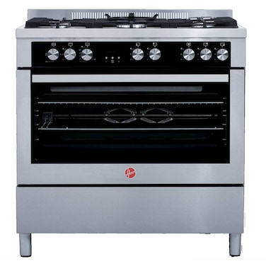Hoover Free Standing Electric Cooker HMC-S95E-S Silver And Black 90x60cm