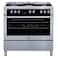 Hoover Free Standing Electric Cooker HMC-S95E-S Silver And Black 90x60cm