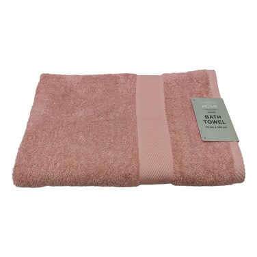 La Collection 420 GSM Cotton Bath Towel Mid Rose 70x140cm