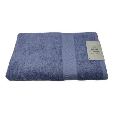 La Collection 420 GSM Cotton Bath Towel Mid Blue 70x140cm