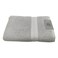 La Collection 550 GSM Cotton and Viscose Bath Towel Light Grey 70x140cm
