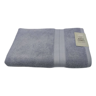 La Collection 550 GSM Cotton and Viscose Bath Towel Pale Blue 70x140cm