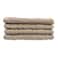 La Collection 500 GSM Cotton Zero Twist Face Towels 22003095 Beige 30x30cm 4 PCS