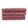 La Collection 500 GSM Cotton Zero Twist Face Towels Dark Fuchsia 30x30cm 4 PCS