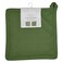 La Collection 170 GSM Cotton and Polyester Pot Holders Dark Green 20x20cm 2 PCS