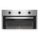 Beko 60cm Builtin Electric Oven, 6 Cooking Multifunction Oven, 74 litres Oven, Conventional Fan Oven, SteamShine cleaning,BBIE14100XC(Stainless Steel)