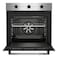 Beko 60cm Builtin Electric Oven, 6 Cooking Multifunction Oven, 74 litres Oven, Conventional Fan Oven, SteamShine cleaning,BBIE14100XC(Stainless Steel)