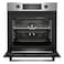 Beko 60cm Builtin Electric Oven, 8 Cooking Multifunction Oven, 72 litres Oven Capacity, Conventional Fan Oven, SteamShine Cleaning,BBIM14300XD(Inox)