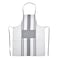 La Collection 170 GSM Cotton Apron Grey Stripe 60x90cm