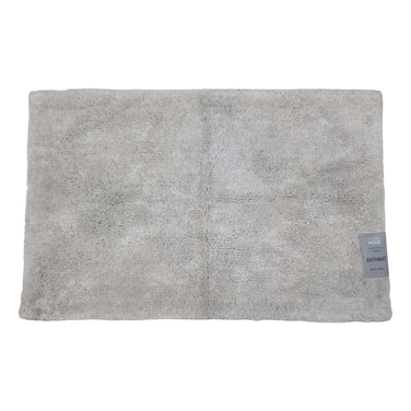 لاكوليكشن سجادة حمام قطنية 50×80 سم -رمادي فاتح-