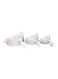 3-Piece Dumpling Mould Set Includes 1xSmall 9.5cm, 1xMedium 12.5cm, 1xLarge White 15.5cm White 15.5cm