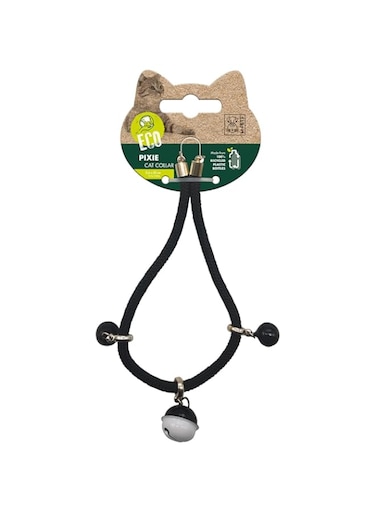 M-PETS Pixie Cat Eco Collar Black