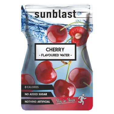 Sunblast Cherry Flavoured Water, 190ml
