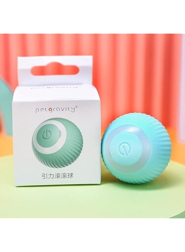 Interactive Cat Toys Ball with Super Driver, Motion Activate Electric Cat Toy Recommend on Wool Carpet