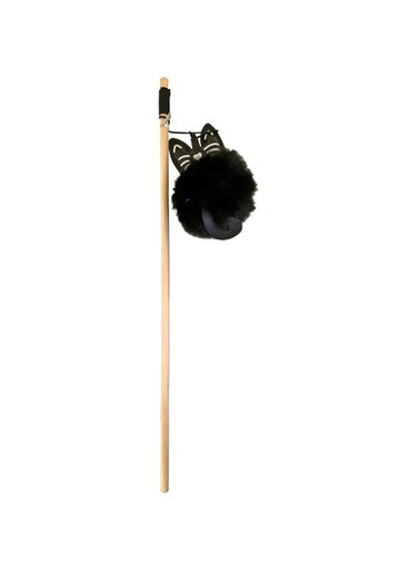 BOBBY CAT STICK FRIGHT BLACK CAT 40cm